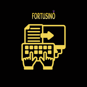 An illustration of a keyboard and a filled-out registration form